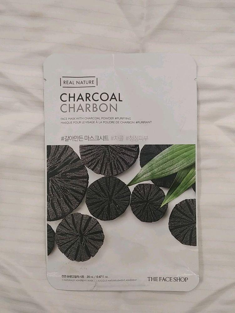 Charcoal Charbon Face Mask