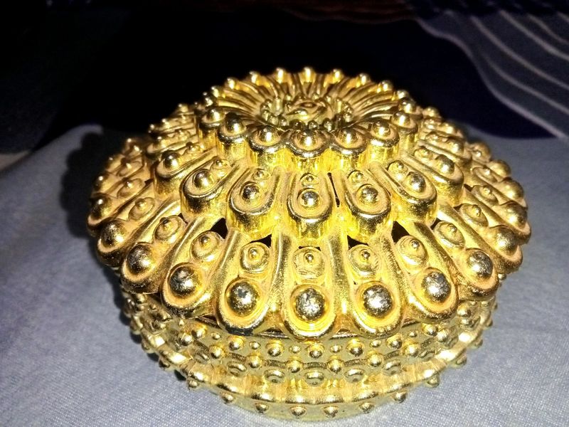 Golden Coated Jewellery Box