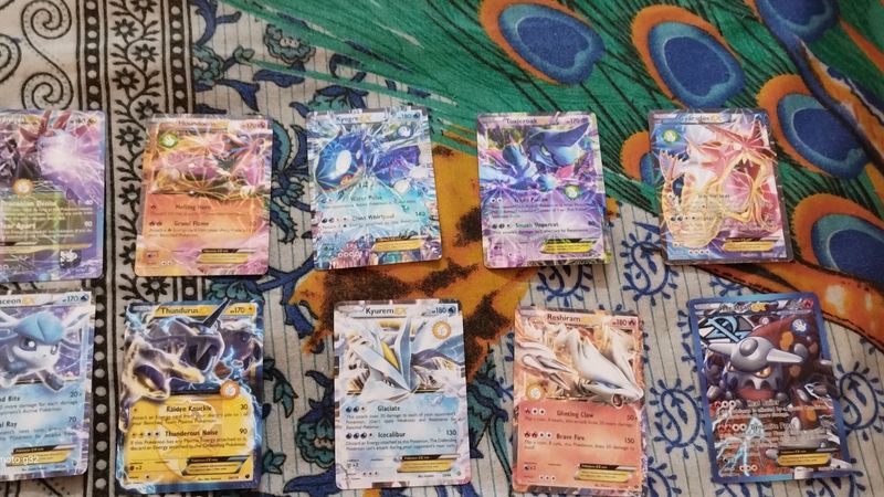 Rare shiny Pokemon cards set of 10