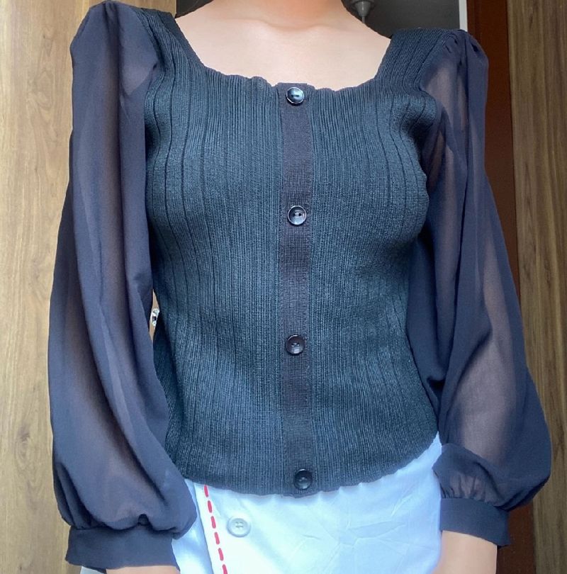 Long Sleeve Formal Top