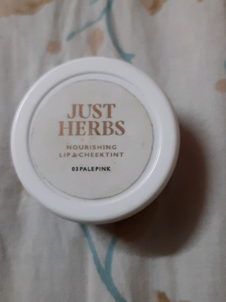 Just Herbs Nourishing Lip & Cheek Tint-03 PALEPINk