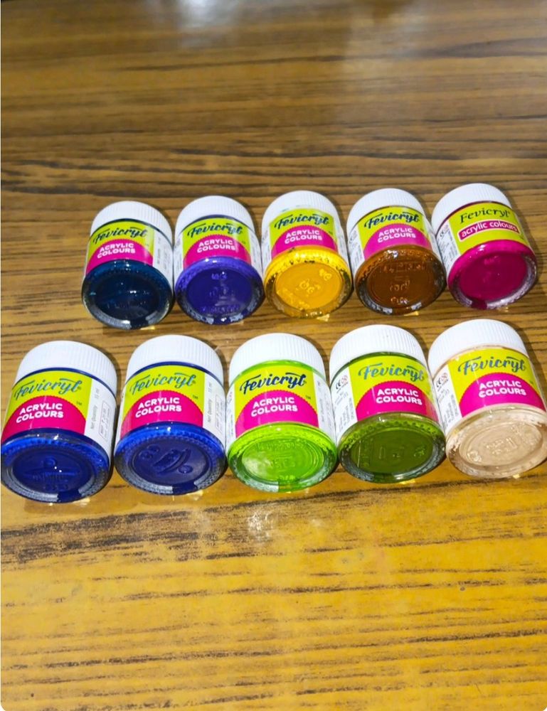 Acrylic Colours of 10