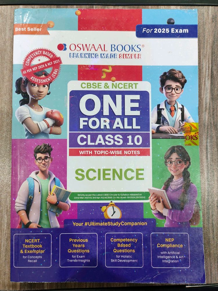 Oswaal CBSE & NCERT One for All Class 10 Science