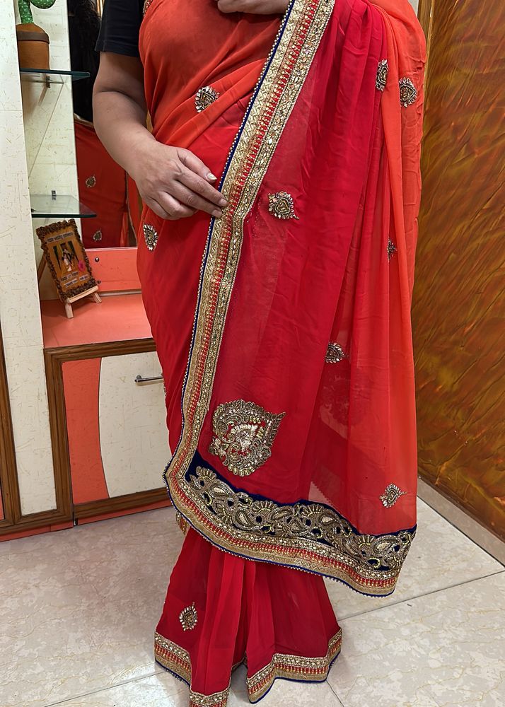 Gorgeous Red Saree