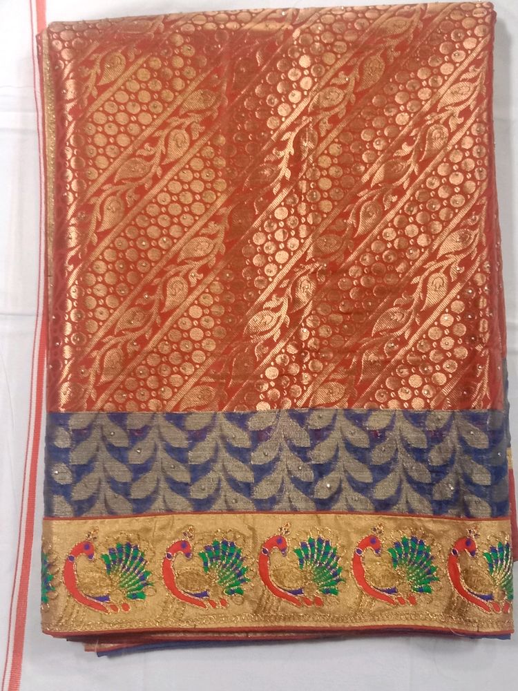 Stone Work Pattu Saree