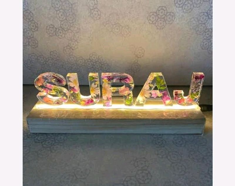 Handmade Resin Name Stand Customized Your Nam