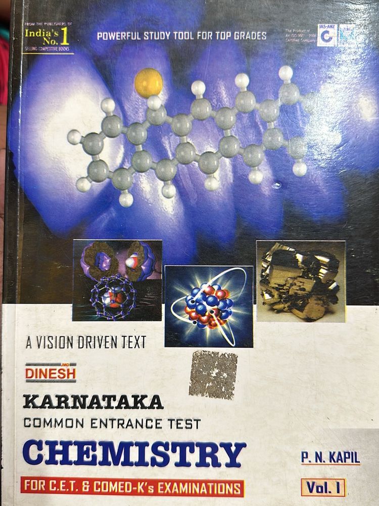 Karnataka CET Exam Book Chimestry