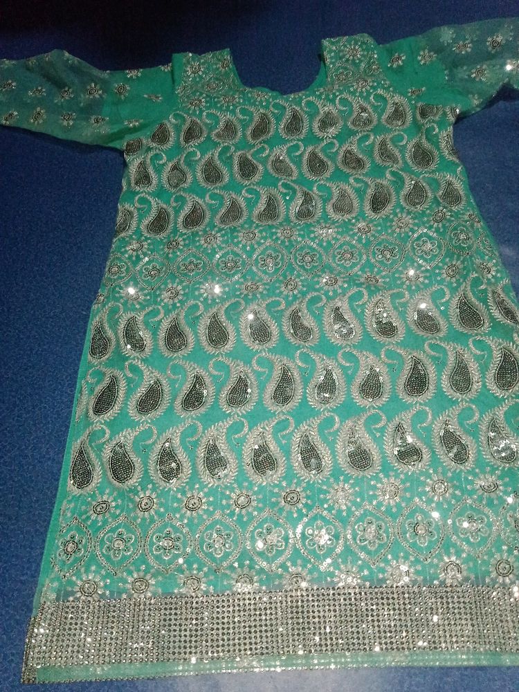 Pakistani Style Sharara+Garara Set