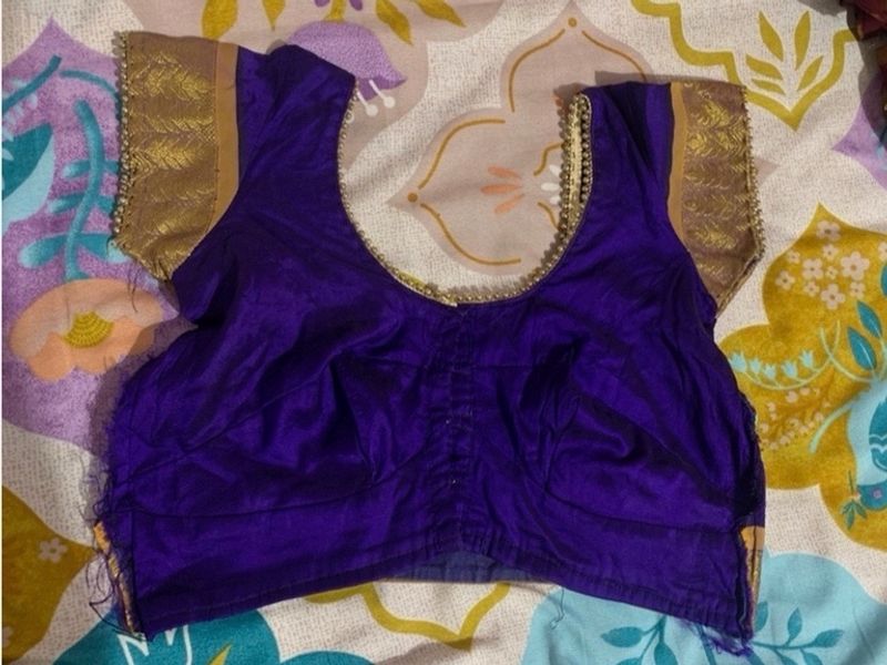 Blouse Blue Color