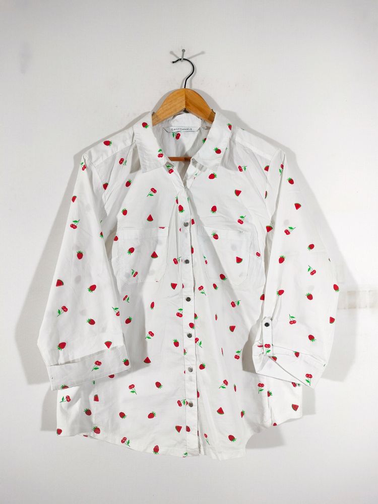 White Pinterest Inspired Shirt(Women's)