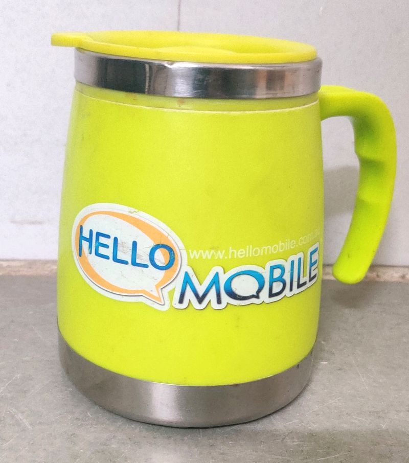 Hello Mobile Mug Cup Hot Cold Thermostat