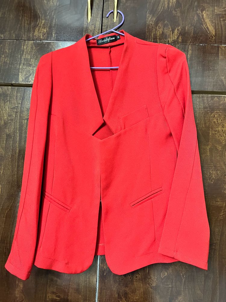 Smart Red Blazer