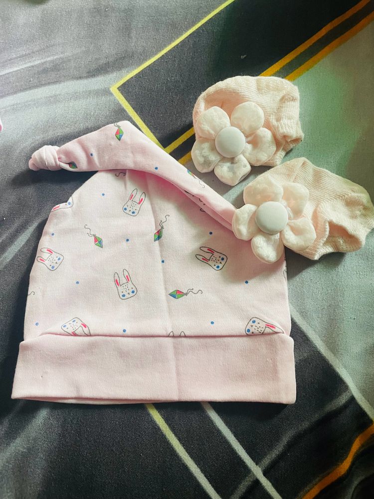 New Born Baby Shirt With Socks