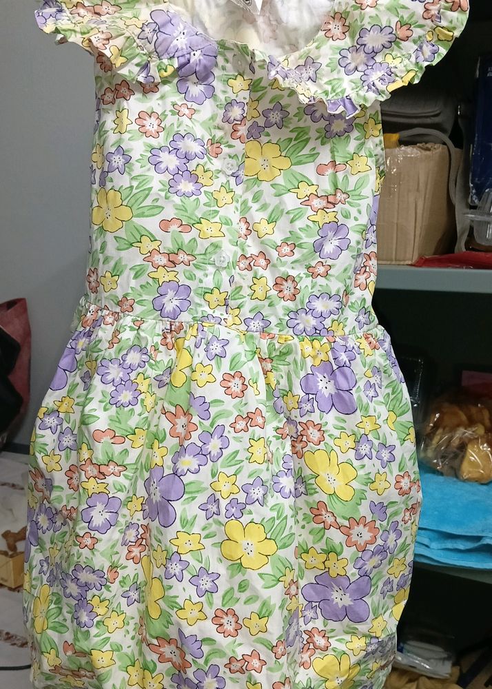 A cotton girls frock