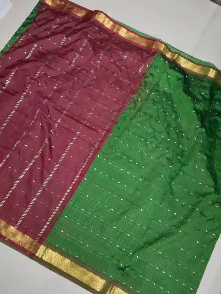 Pattu Saree 💚❤️