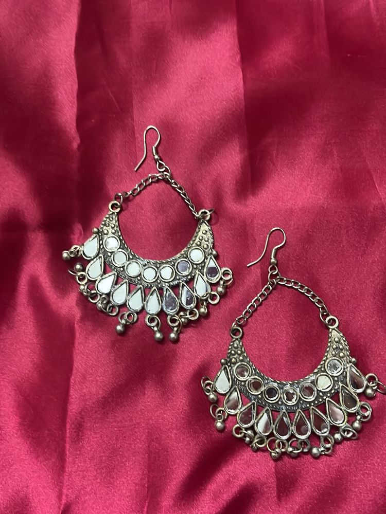 Bohemian Oxidised Earrings