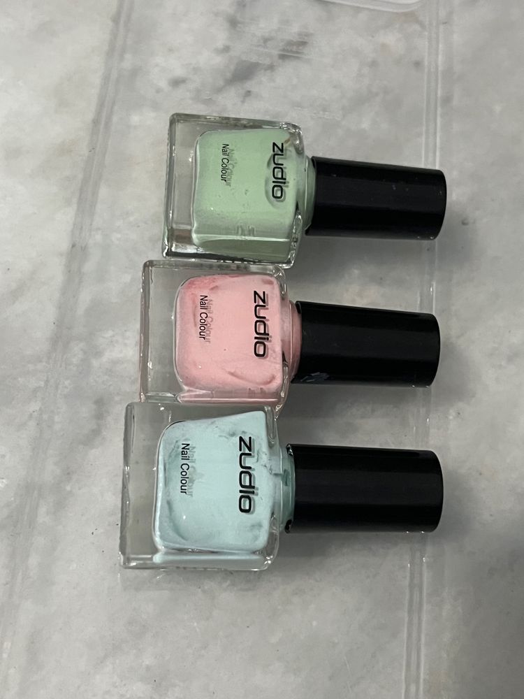 Nail Polish Set Of 3 From  Zudio