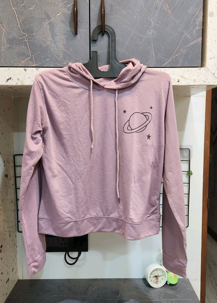 Cute Onion Pink Hoodie With Cap