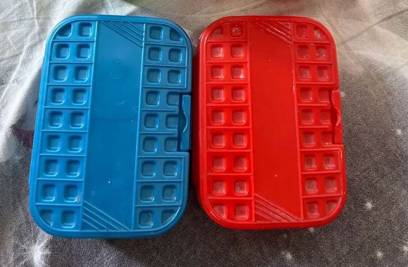 Kids Tiffin- 2 Red And Blue