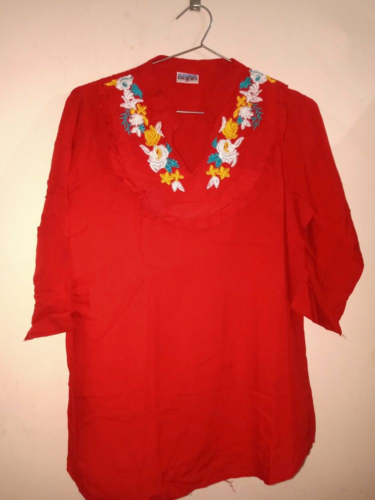 Red Women's Top