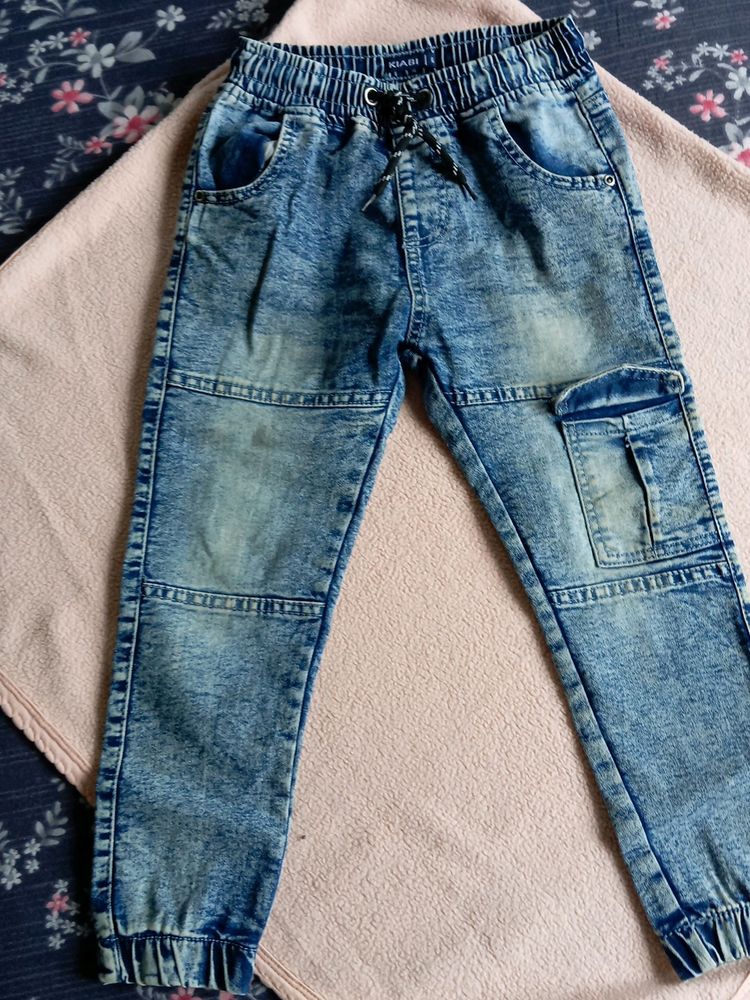 Denim Joggers For Boys