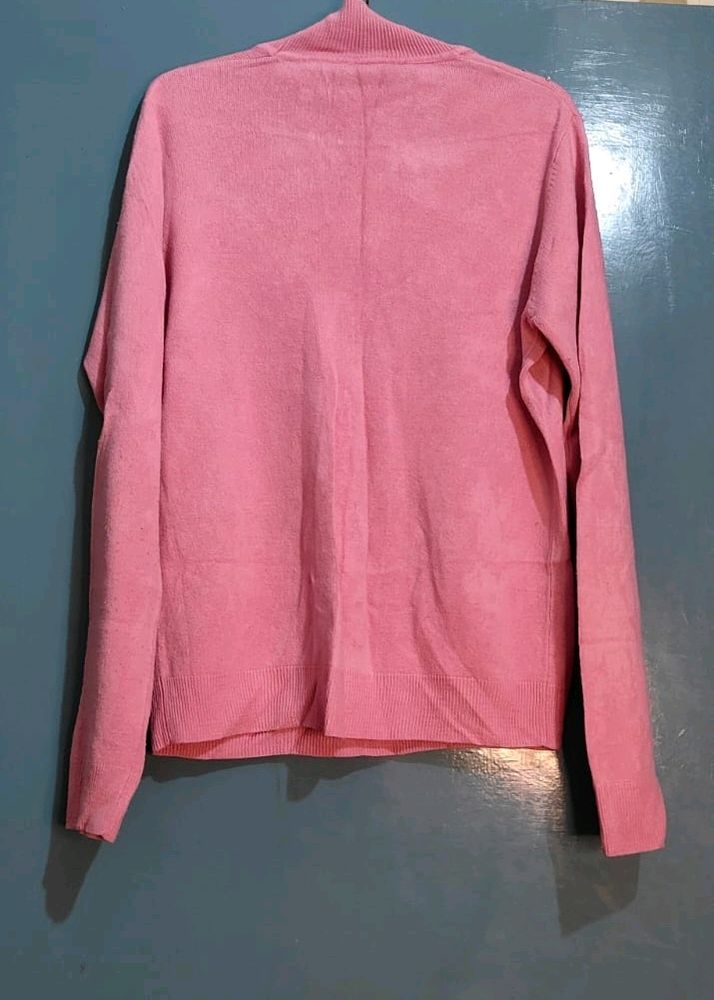 Pink Colour Woolen Top