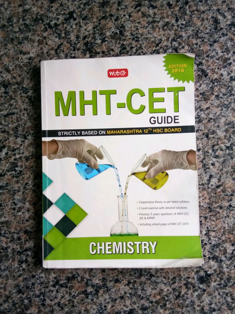 MTG MHT-CET Chemistry Guide 2016 Edition