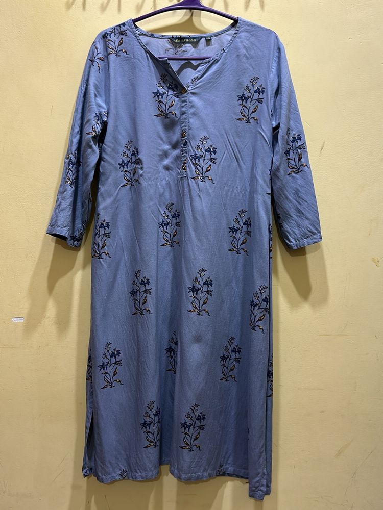 Avaasa Blue Kurta Size XXL