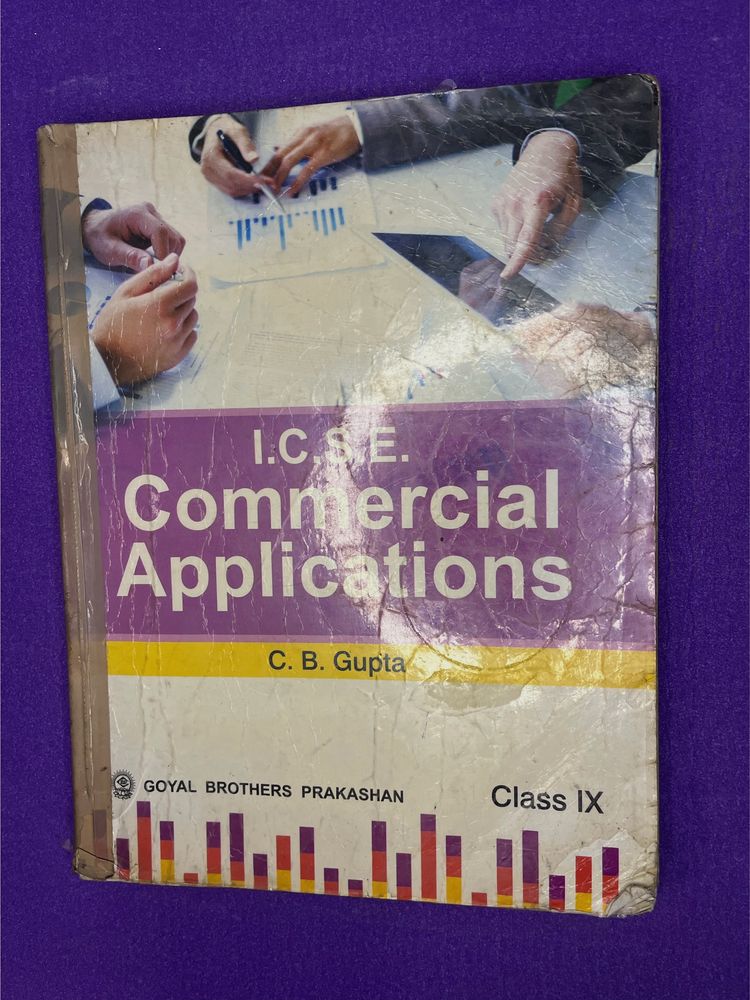 Class 11 Icse Commercial Applications Book