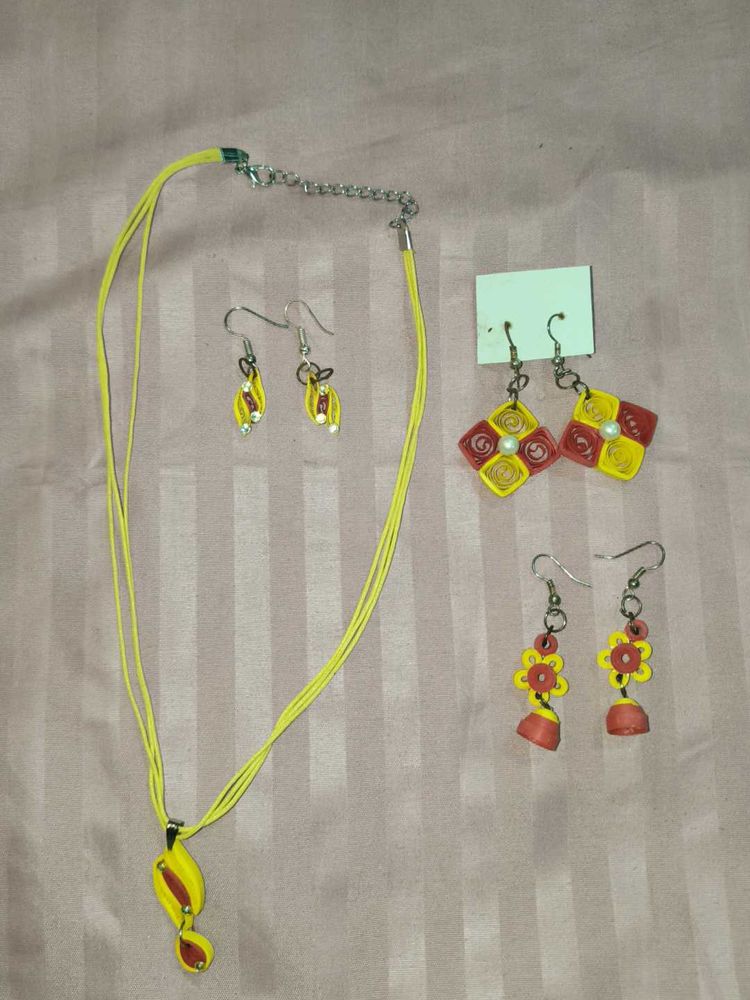 Quilling Set Yellow And Red