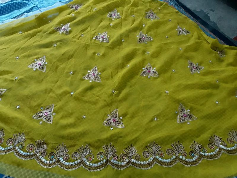 Unstitched Lehenga Choli And Dupatta