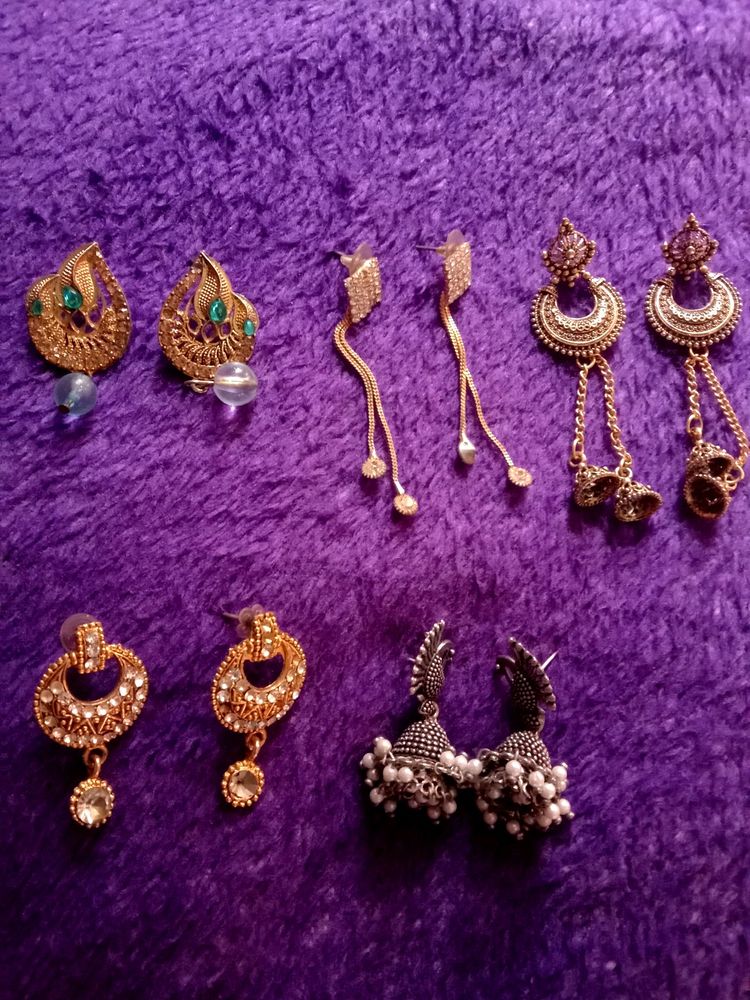 Pack Of 5 Earings