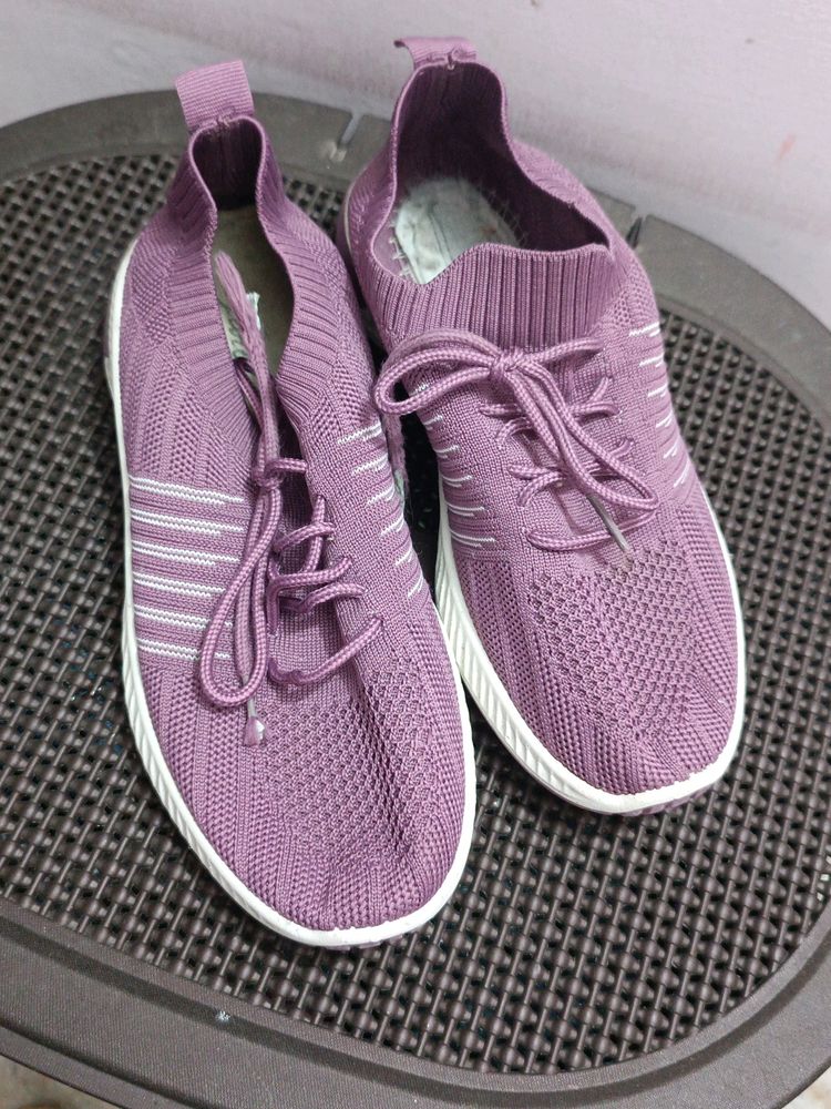 Purple Casual Shoes