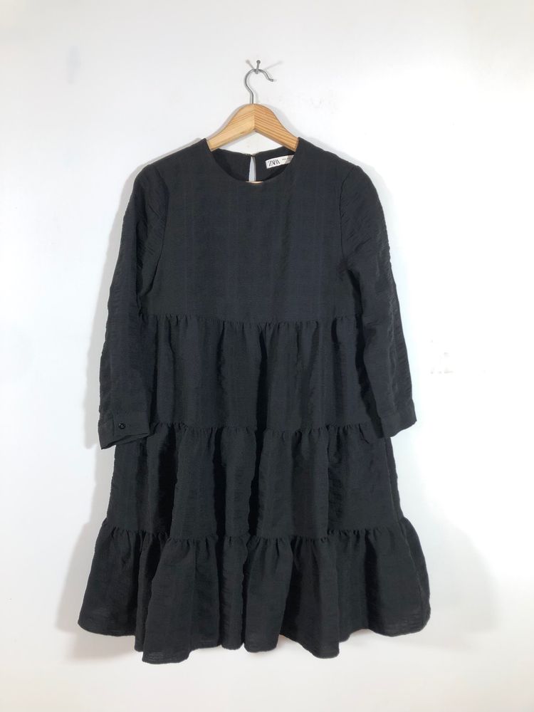 Zara Black Flowy Dress