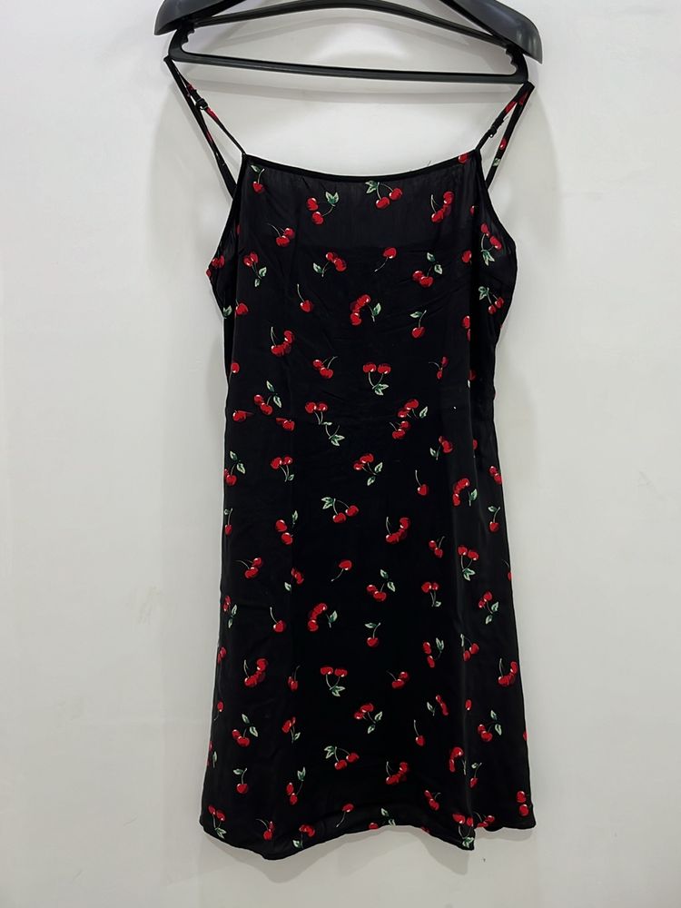 Women’s Summer Cherry Print Cami Dress