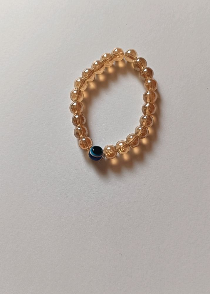 Unique Gold Colour bracelet With Evil Eye