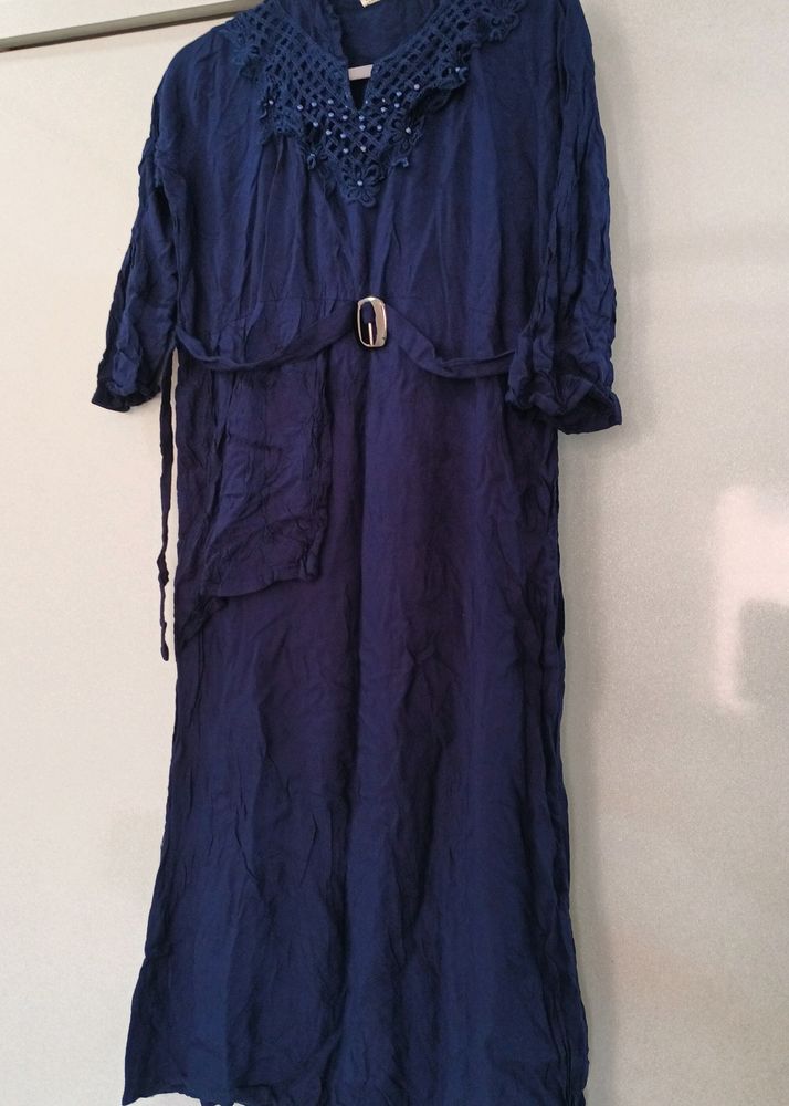 Navy Blue Maxi Dress