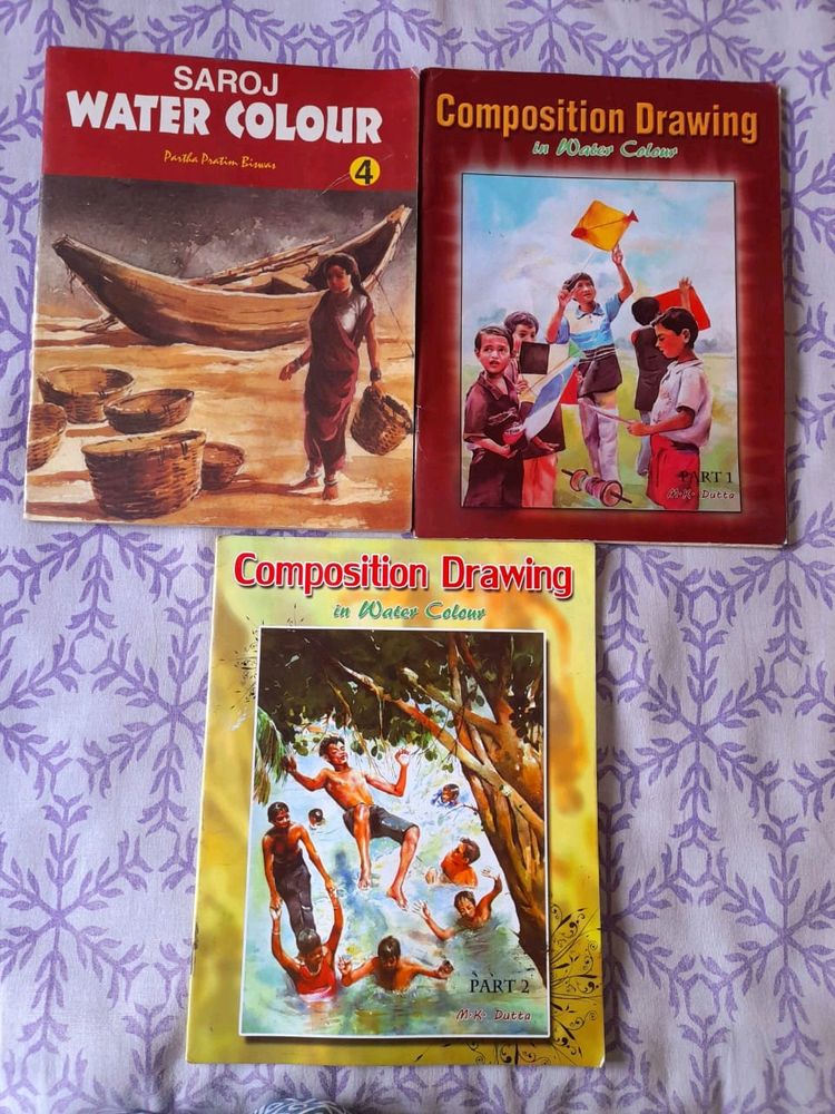 Drawing Books - Water Colour (Combo of 3)