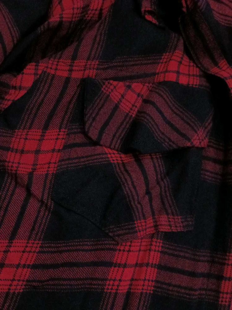 Shirt Haii Black Red Check