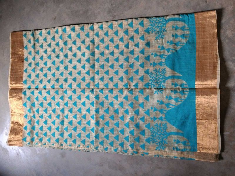 Like New Golden Border Saree