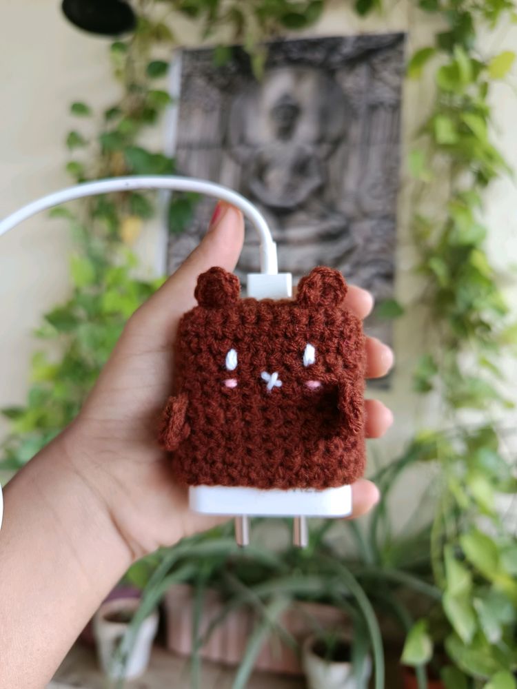 Crochet Handmade Charger Cover