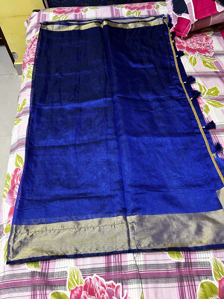 Gorgeous Navy Blue Saree