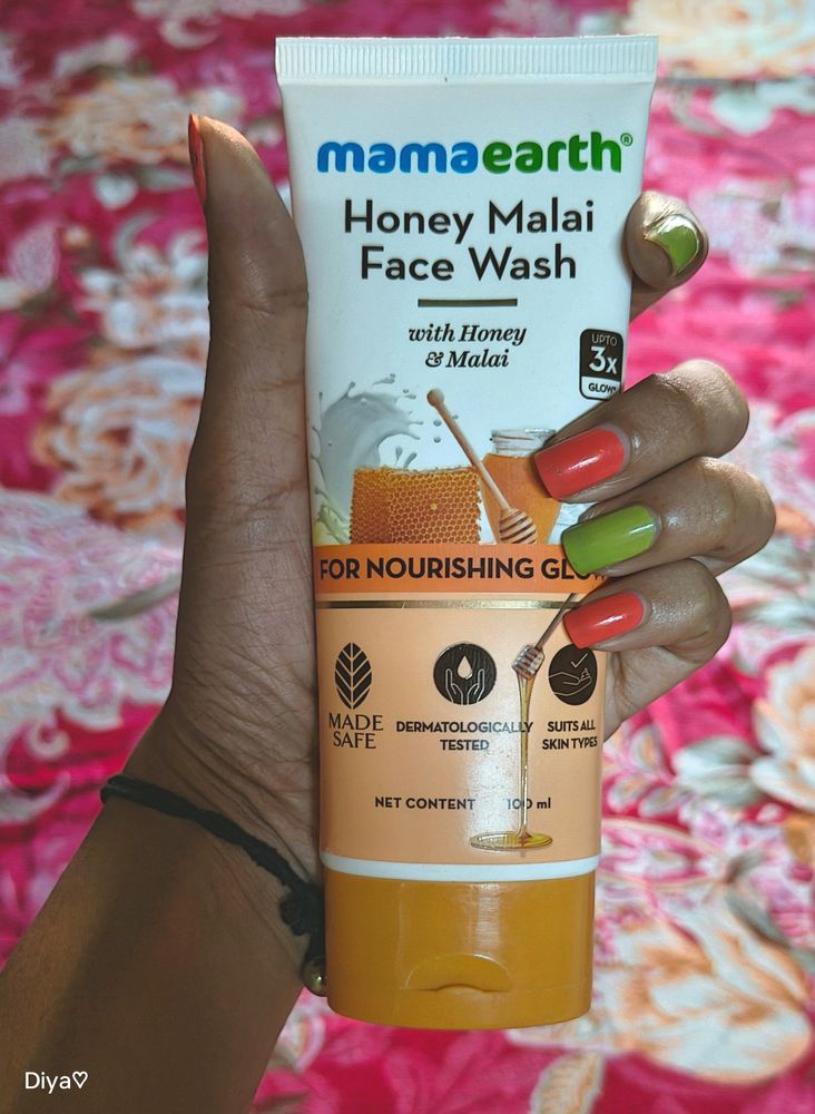 Mama Earth Honey & Malai Face Wash