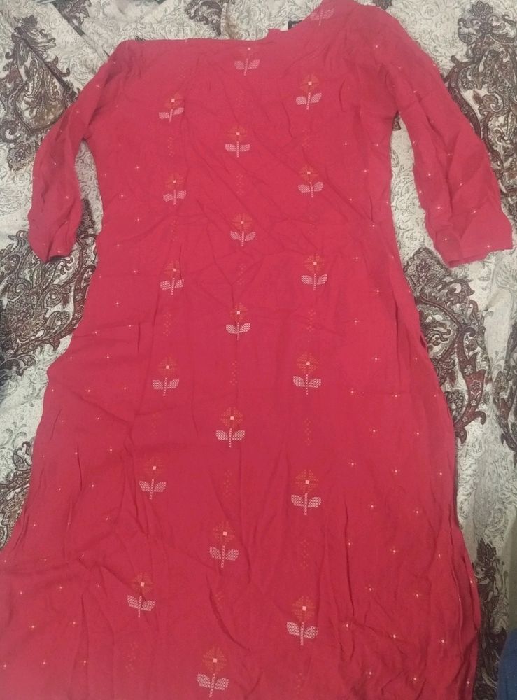 Women Printed Straight Kurta