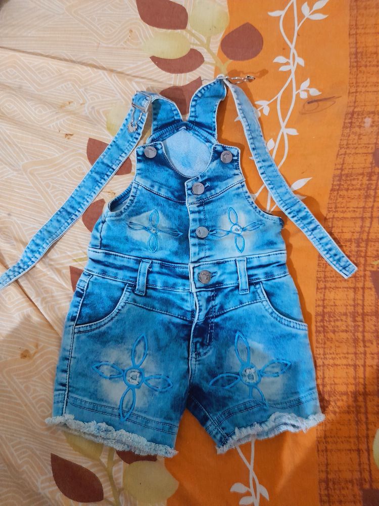 Kids Girl Dungaree