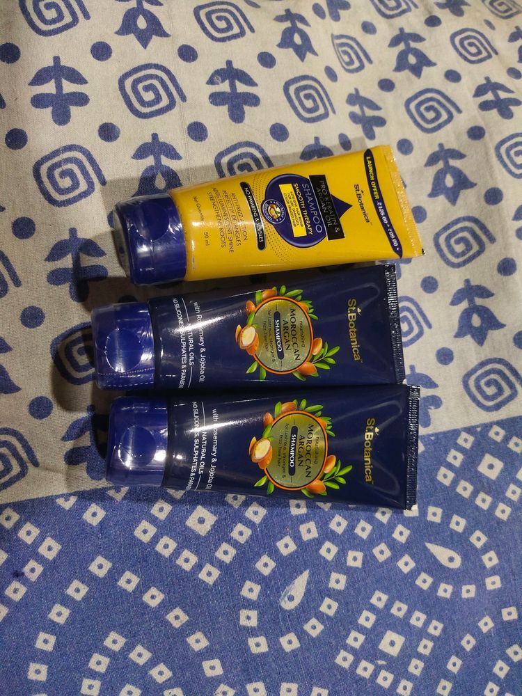 Pack Of 3 Shampoo New