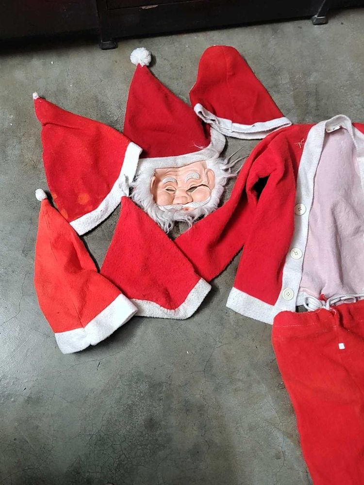 Santa Dress For Boy Two To Four Yrs,Face Mask Is