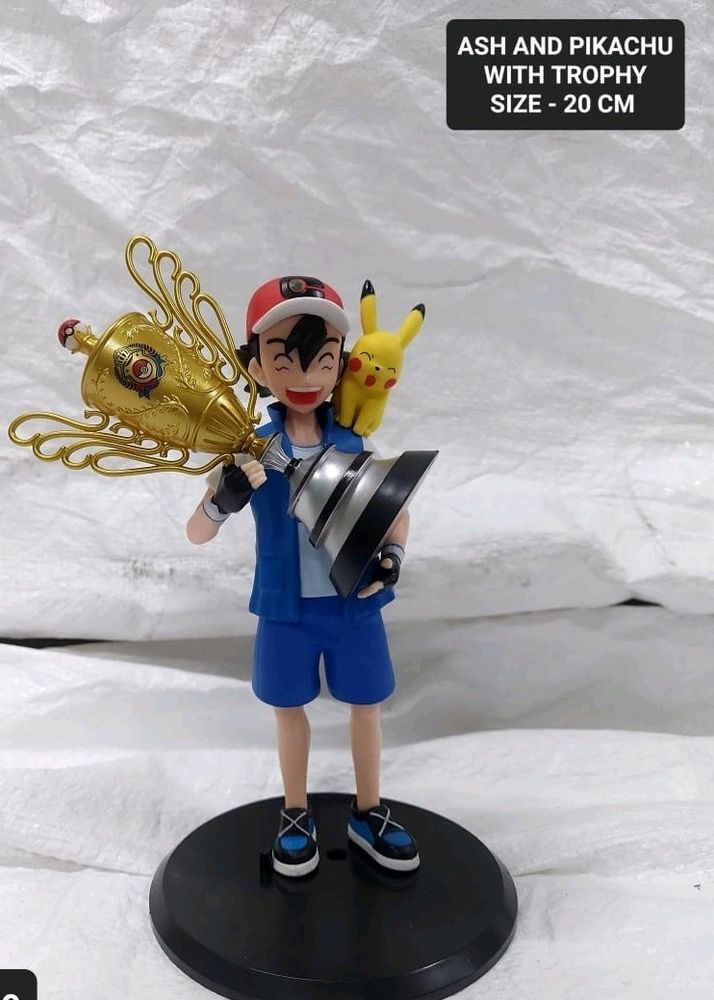 Pokemon Ash With Pikachu Trophy Collectable