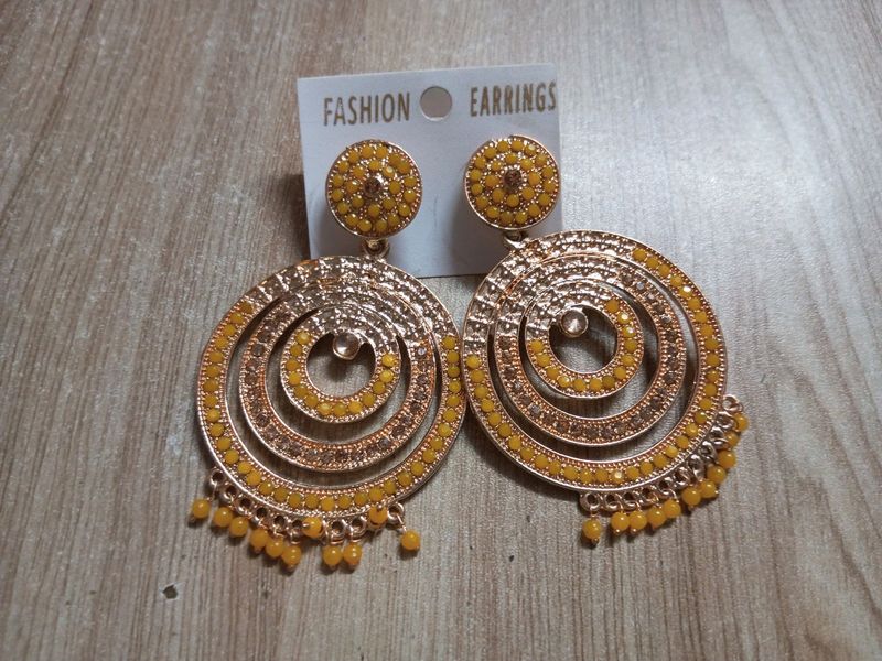 Yellow Earrings