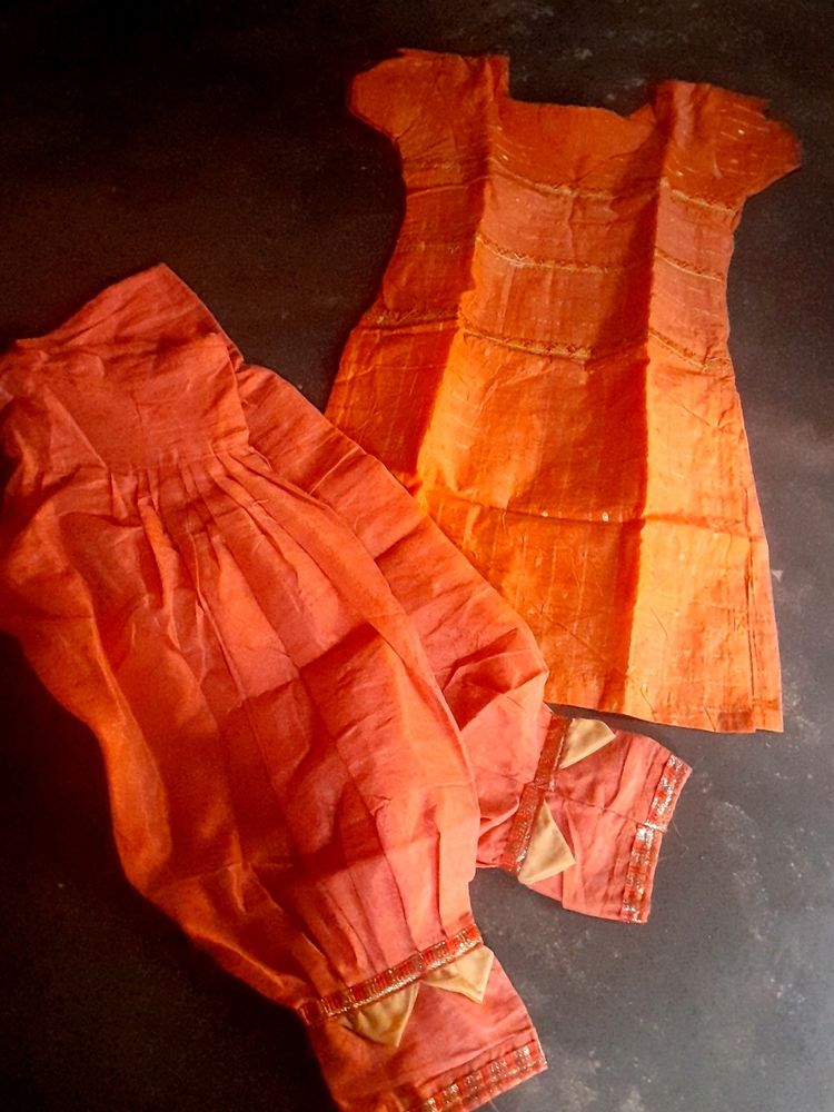 Afgani Salwar With Disiner Kurti